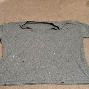 Madewell Tops - Madewell Embroidered U-Neck Tee Madewell Tops - Madewell Embroidered U-Neck Tee